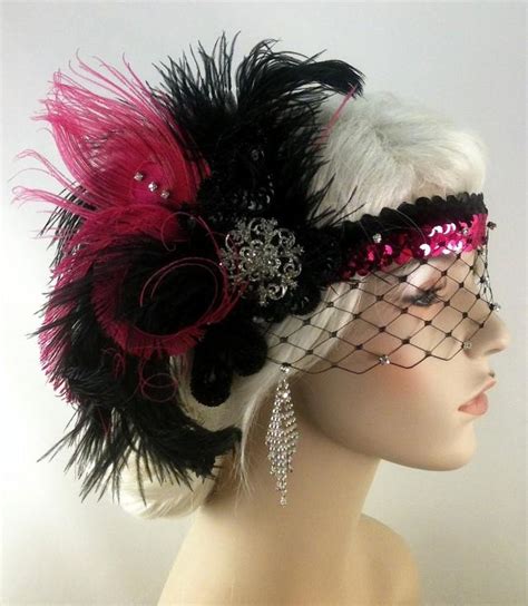 Great Gatsby Headband Flapper Headband Downton Abbey S Head