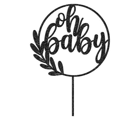 Cake Topper Geburt Oh Baby Kuchenstecker Babytorte Cupcake Topper Muff