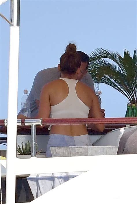 Jennifer Lopez In Swimsuit At A Yacht In St Tropez Hawtcelebs