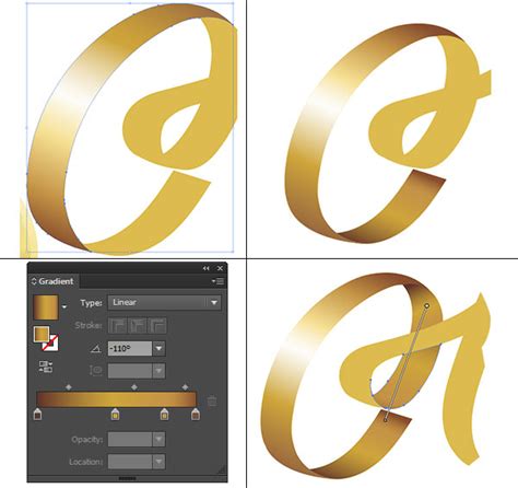 Stay Golden With This Shiny Metallic Text Art Effect In Adobe Illustrator