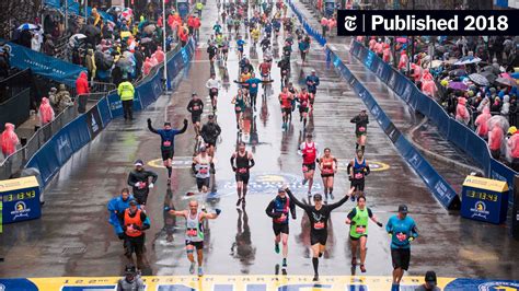 To Get To The Boston Marathon Run Faster And Faster The New York Times
