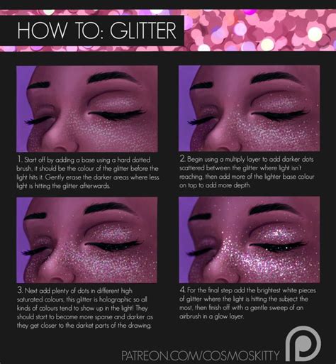 How To Glitter By Cosmoskitty Digital Painting Tutorials Digital Art Tutorial Painting Tutorial
