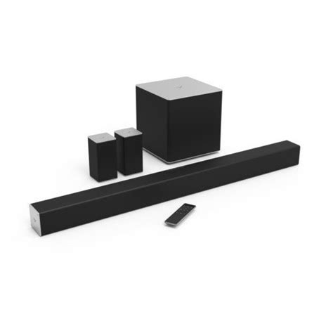 buy vizio sb4051 c0 40 inch 5 1 sound bar system with wireless subwoofer and rear satellite