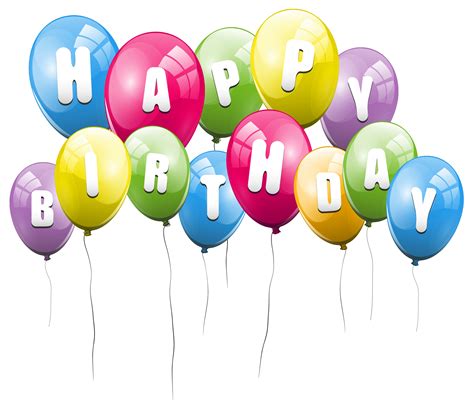 Free Birthday Balloons Clip Art Pictures Clipartix