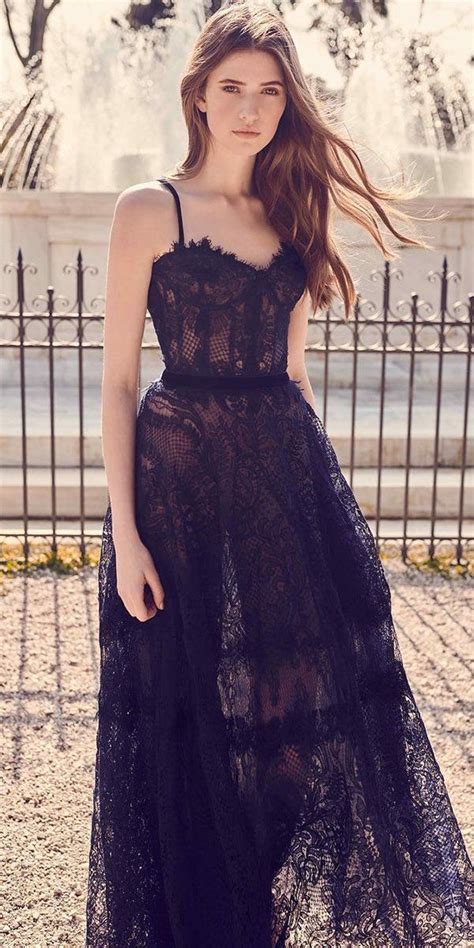 Black Wedding Dresses With Edgy Elegance Lace Corset Dress Corset