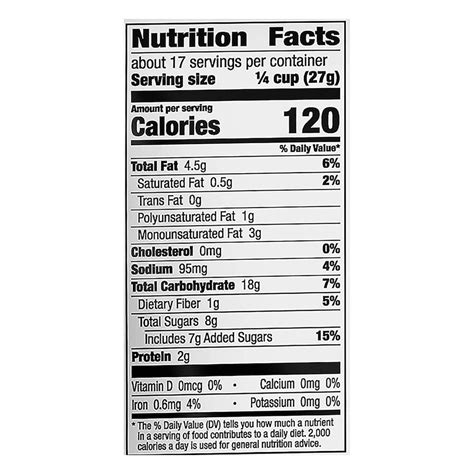 Nature Valley Oats Honey Granola Nutrition Facts Cully S Kitchen