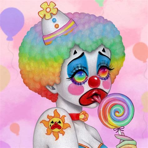Danessa 💜 On Instagram “fully Finished And Completed Clown Girl If You Want Prints And