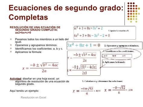 Ecuaciones De Segundo Grado Con Soluciones Complejas Ejemplos Y 37d
