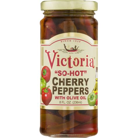 Victoria So Hot Cherry Peppers 8 Fl Oz Instacart