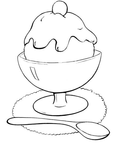 Read the number word and write the number in the ice cream scoop. Ice Cream Is In A Scoop And Glass Coloring Pages | Ice ...