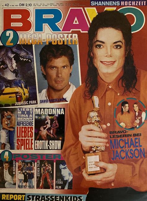 Bravo October 1993 Bravo Leserin Bei Michael Jackson Magazine