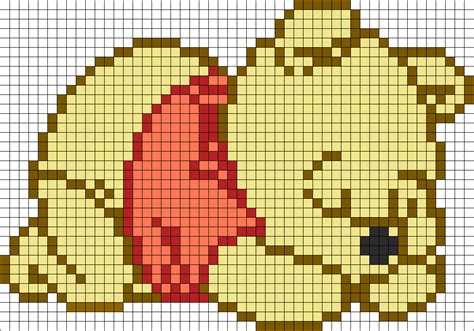 Winnie The Pooh Perler Bead Pattern Pixel Art Simples Desenho Sexiz Pix