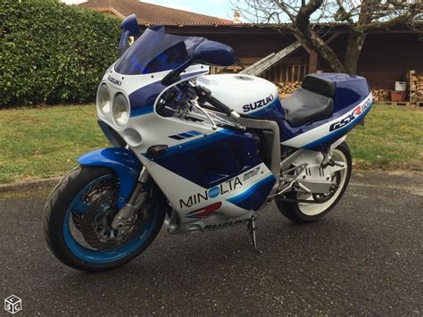 1052 cc / bore x stroke: Suzuki 1100 gsxr bleue blanc 1989 Motos Isère - leboncoin ...