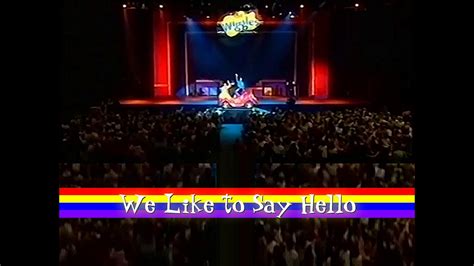Live From The Wiggles Big Show Song Title Example Youtube