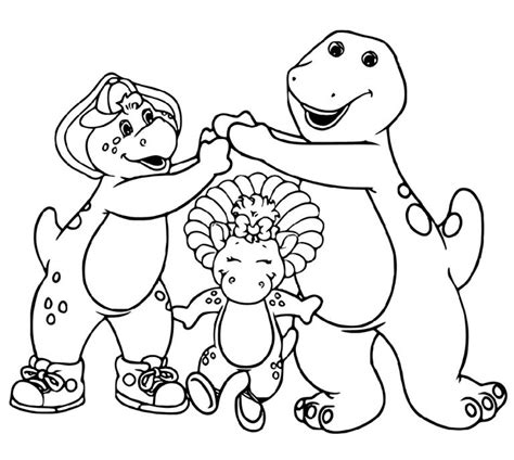 Barney Coloring Pages Printable 101 Coloring