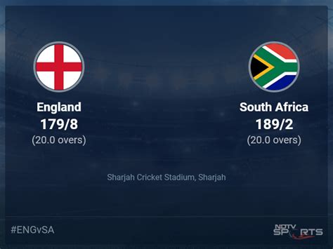 England Vs South Africa Live Score Over Super 12 Match 39 T20 16 20
