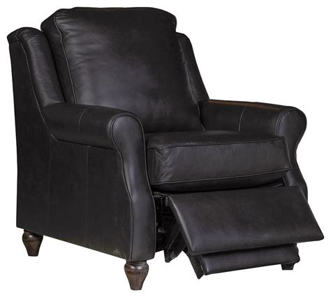 Bassett Custom Upholstery Leather Reclining Chair Williams And Kay