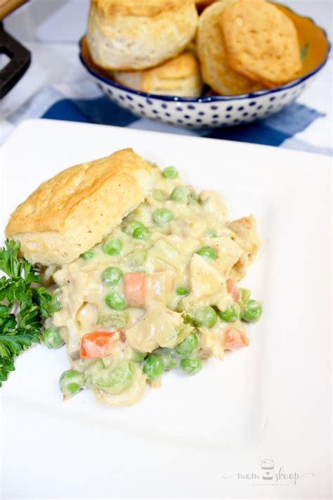Old Fashioned Creamed Chicken Over Biscuits Menafton