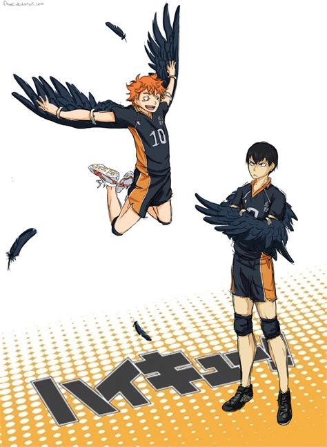 Hinata And Kageyama By Chwee On Deviantart