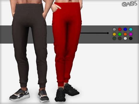 The Sims Resource Pocket Joggers The Sims Sims 4 Male Clothes Man