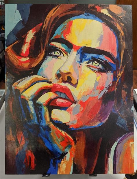 Abstract Portrait Painting Artists Wesley Nielson