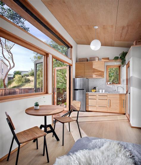 A prefab, or prefabricated home, is built offsite in a factory and then shipped to a building site in ecosteel custom prefabs. High-Quality Sustainable Prefab Backyard Tiny House | iDesignArch | Interior Design ...