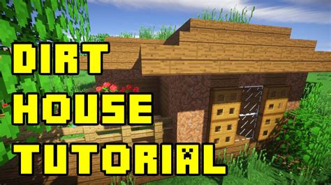 Minecraft Epic Dirt House Build Tutorial Xboxpcpeps3 Youtube