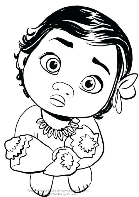 Princess Moana Coloring Pages at GetDrawings  Free download