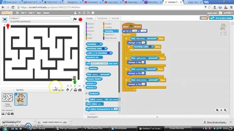 How To Make A Maze Game On Scratch Tutoriol Youtube