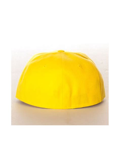 Yellow Fitted Cap By Access Apparel