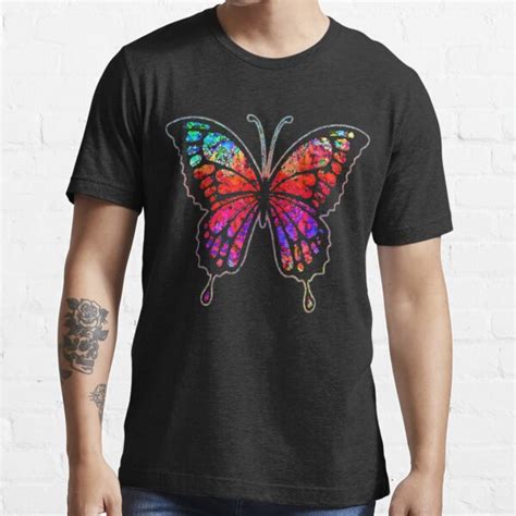 Psychedelic Butterfly T Shirt By Bronzarino Redbubble