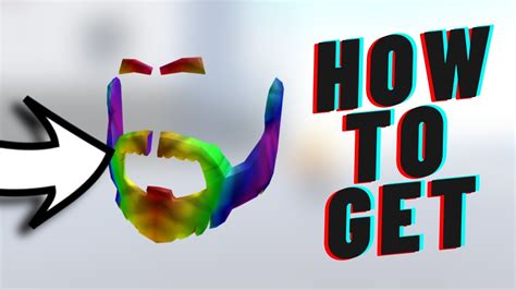 How To Get Rainbow Shaggy Beard Roblox Youtube