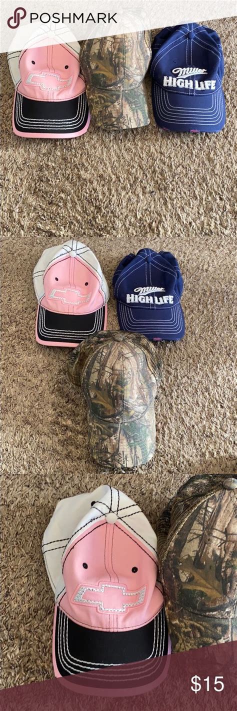 3 Country Baseball Cap Hats 3 Country Baseball Cap Hats One Chevy