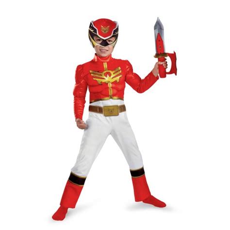 Disguise Power Rangers Megaforce Red Ranger Muscle Costume