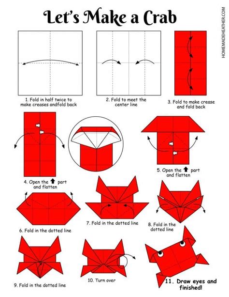 Printable Origami These Origami Instructions And Diagrams Were