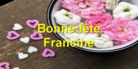 Joyeux Anniversaire Francine