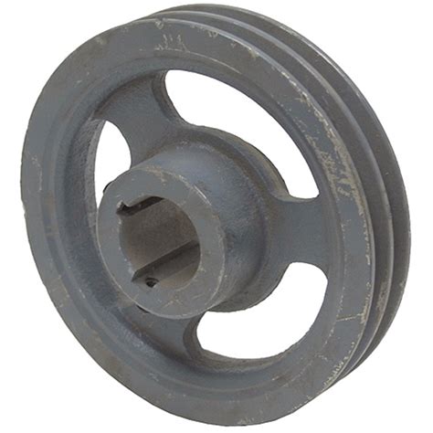 Double Groove Pulley 70mm Shaft Size 25mm For Electric Motor Cast Iron Made