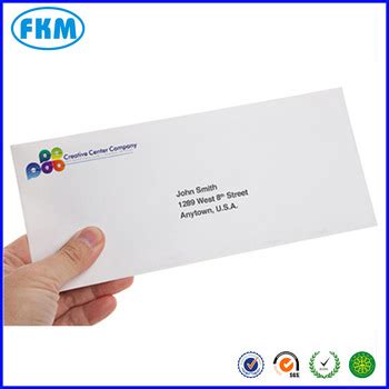 The envelope should include a return address in the top left corner to ensure the letter is returned to you if it cannot be delivered and to provide. White Business Envelope With Address - Buy White Business ...