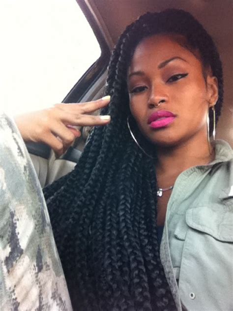 Braids Going To The Back With Box Braids - Two Braids Going Back With Hair Down