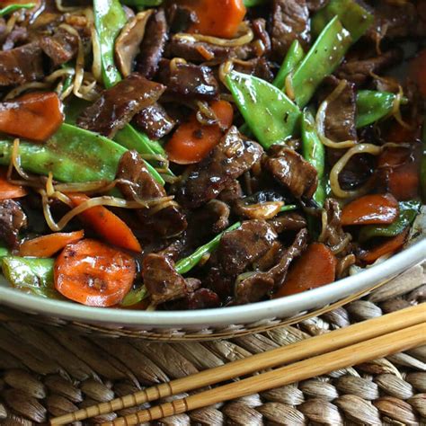 Beef Stir Fry With Snow Peas And Mushrooms The Daring Gourmet