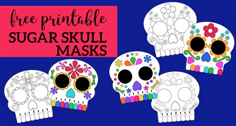 All of which makes day of the tentacle remastered a must for both adventure game and comedy enthusiasts. Day of the Dead Masks Sugar Skulls Free Printable - Paper ...