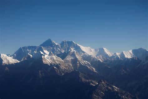 File Photo Mount Everest The World Highest Peak And Other Peaks Of