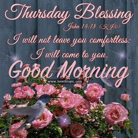 Thursday Blessing Good Morning Pictures Photos And Images For Facebook Tumblr Pinterest