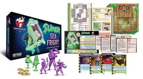 Buy Ghostbusters Board Game 2 Slimer Sea Fright Expansion Board