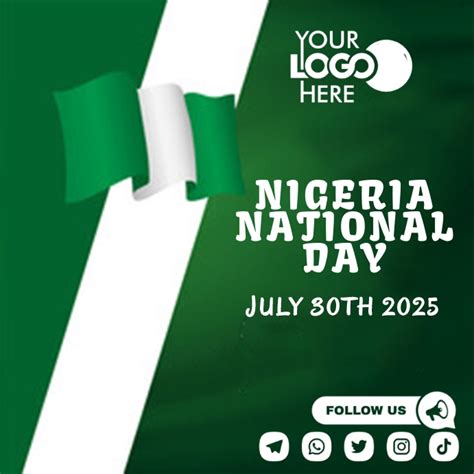 Copy Of Nigeria Independence Day Postermywall