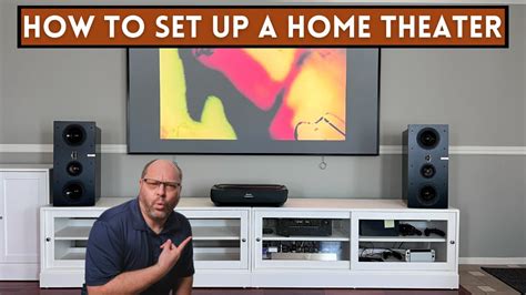 How To Set Up A Home Theater Surround Sound System 5 1 Home Theater 101 For Newbies Youtube
