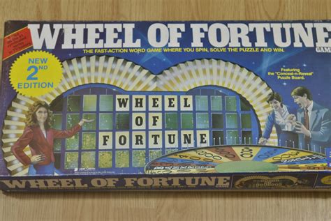 Vintage 1985 Wheel Of Fortune 2nd Edition Board Game By Etsy