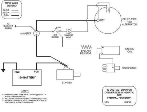 Tractor 12 Volt Generator Wiring Diagram