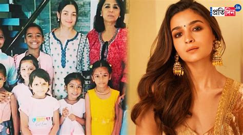 Did Alia Bhatt Neetu Kapoor Celebrate Kanya Pujan Together Sangbad Pratidin