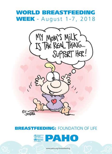 Paho Who World Breastfeeding Week 2018 Foundation Of Life